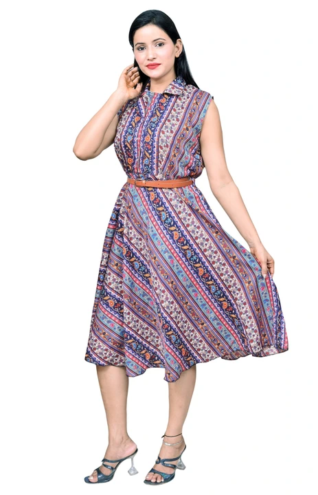 Jaipuri printed dress  uploaded by Rd fashion on 10/3/2023