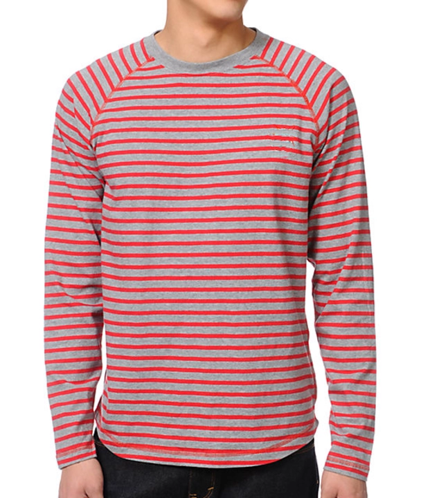 Hot Button Round Neck Full Sleeve Stripe T-Shirt for Men  uploaded by Hotbutton.in  on 10/3/2023