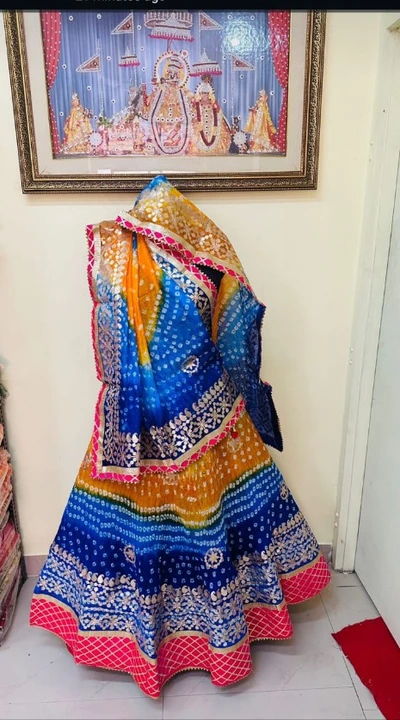 NAVRATRI SPECIAL GAGRA CHOLI FOR WOMEN'S WEAR READY TO WEAR ONLY BLOUSE UNSTITCHED  uploaded by SAI KRIPA GARMENTS /9630647009 on 10/3/2023