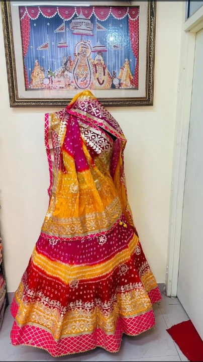 NAVRATRI SPECIAL GAGRA CHOLI FOR WOMEN'S WEAR READY TO WEAR ONLY BLOUSE UNSTITCHED  uploaded by SAI KRIPA GARMENTS /9630647009 on 10/3/2023