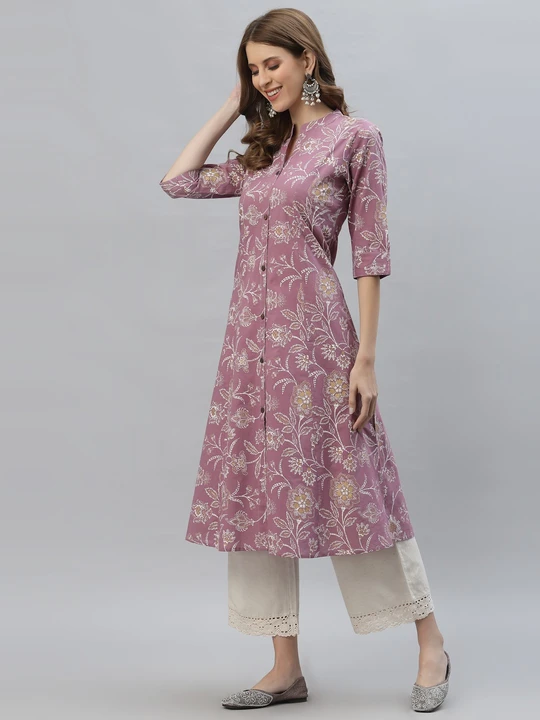 Peach bell grip kurti  uploaded by business on 10/3/2023