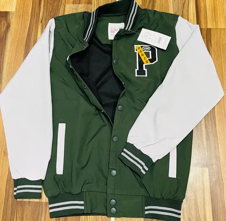 VARSITY WINDCHEATER Embroidery Work And Inside RICE KNIT uploaded by business on 10/3/2023