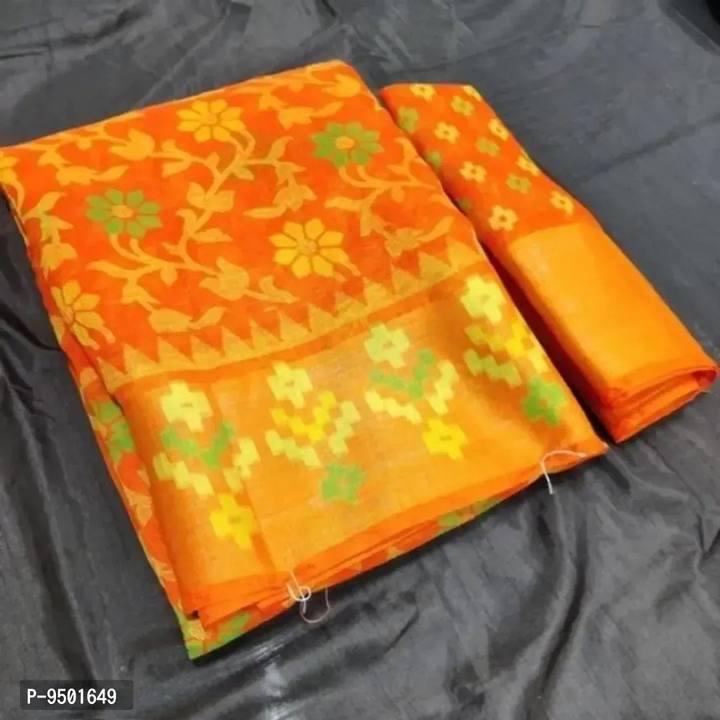 Latest Attractive Cotton Saree with Blouse piece
 uploaded by R M online shop  on 10/3/2023