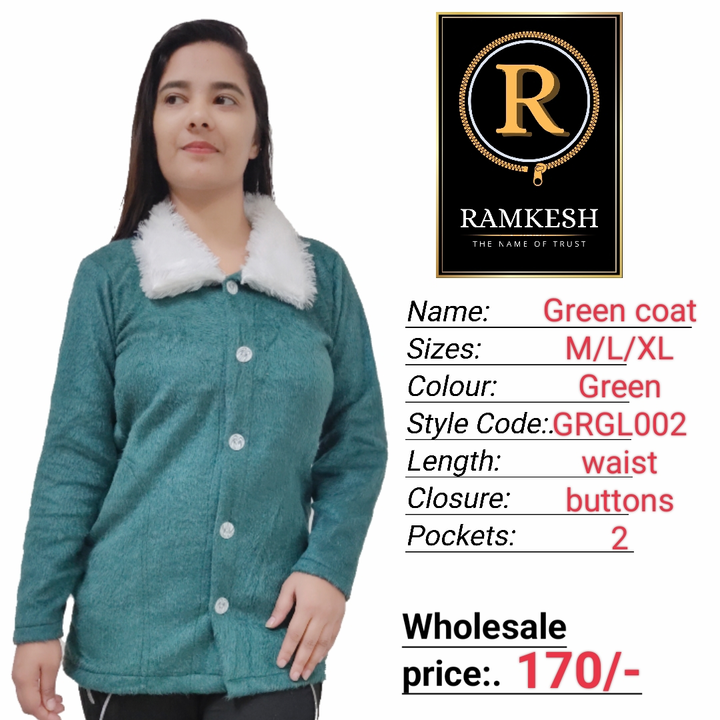 Women sweater women jacket sweater  uploaded by RAMKESH on 10/3/2023