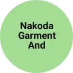 Business logo of Nakoda garment and footwear