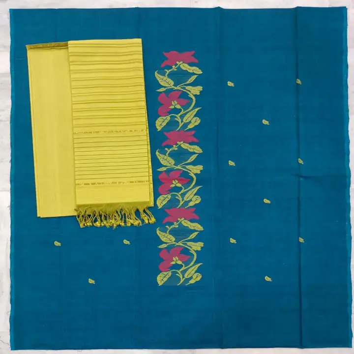 Pure handloom jacquard hand weaving pure cotton dress material
 uploaded by Shv Sh Handloom on 10/3/2023