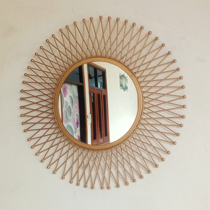 Modern decorative new art mirror for home decor uploaded by Big Bull Handicraft on 10/3/2023
