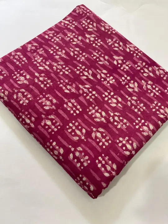 Bagru Hand block printed pure cotton running fabrics  uploaded by The print house  on 10/3/2023