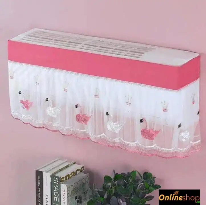 Embroidered net split ac cover  uploaded by Ad enterprise on 10/3/2023