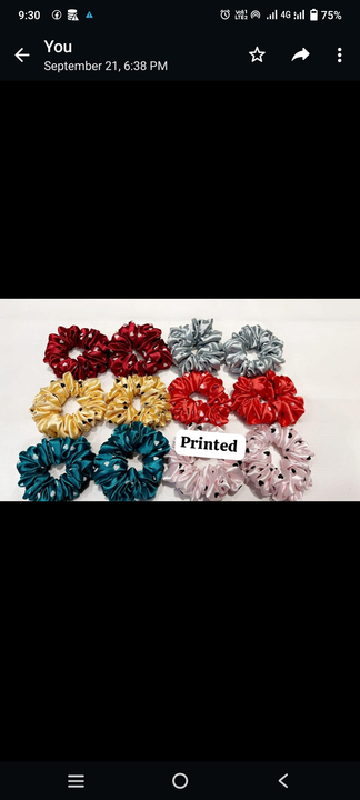 Scrunchies rubber band  uploaded by business on 10/3/2023