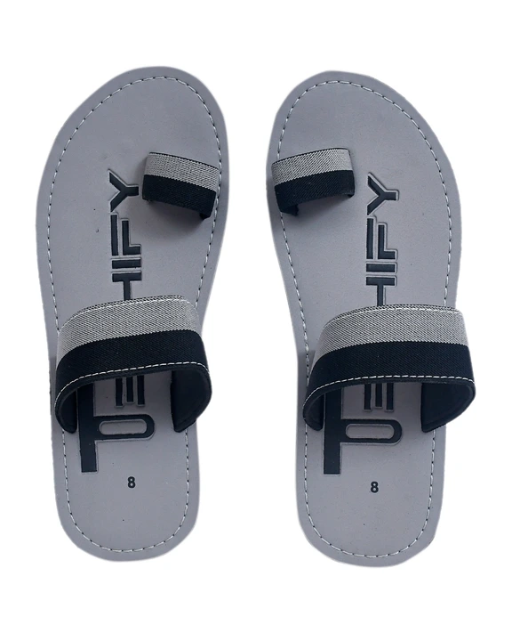 Mens casual grey elastic strap slipper 6to 10 size  uploaded by Techify Exports on 10/3/2023