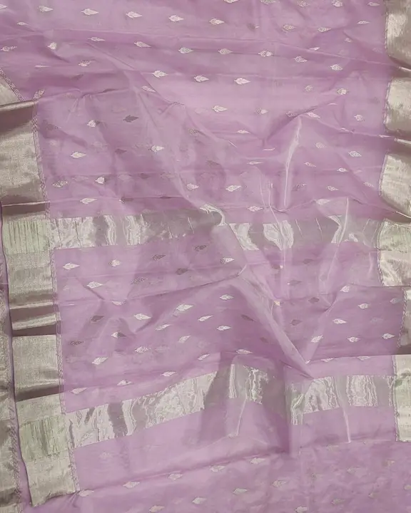 fancy chanderi katan silk saree uploaded by business on 10/4/2023