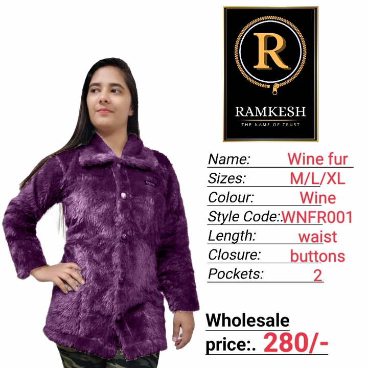 Women fully fur jacket  uploaded by RAMKESH on 10/4/2023