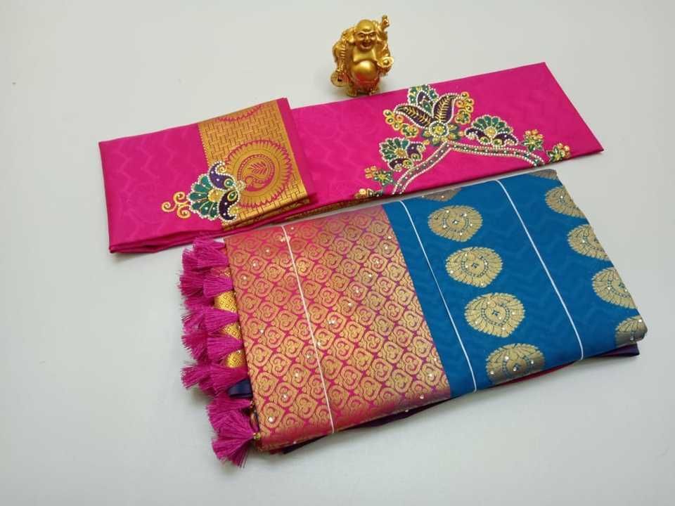 Wedding silk saree uploaded by Snigdha fashion house on 3/22/2021