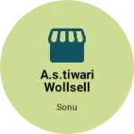 Business logo of A.s.tiwari wollsell store