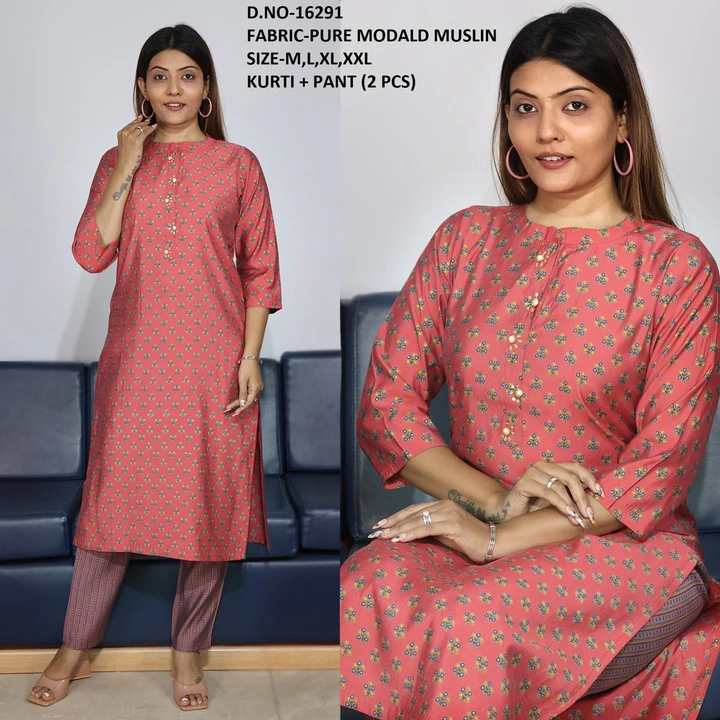 Kurti pair uploaded by business on 10/4/2023