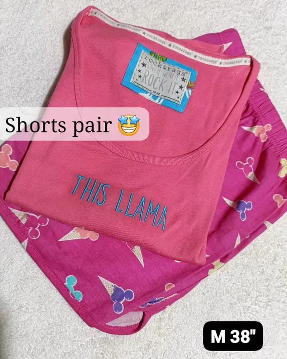 Shorts pair women's  uploaded by Krisha fashion on 10/4/2023