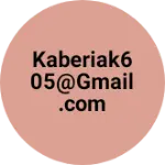 Business logo of kaberiak605@gmail.com