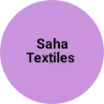 Business logo of Saha textiles