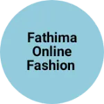Business logo of Fathima online fashion