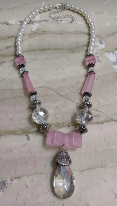 Crystal necklace  uploaded by business on 10/4/2023