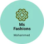 Business logo of Ms fashions