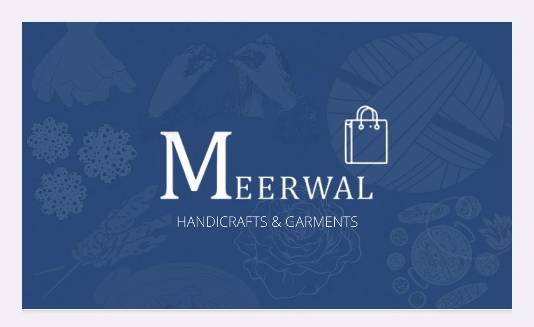Visiting card store images of Meerwal Enterprise