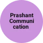 Business logo of PRASHANT communication