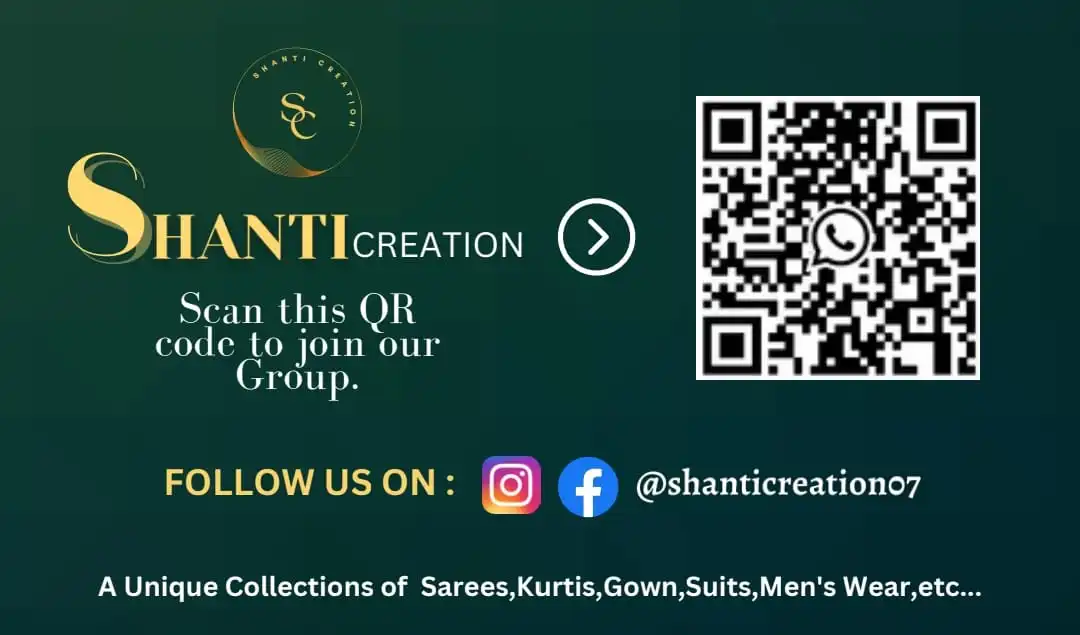 Visiting card store images of SHANTI CREATION