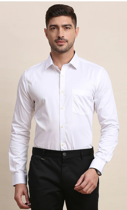 Post image Men's Premium Cotton Shirts.
Formal look.
Office and casual wear.