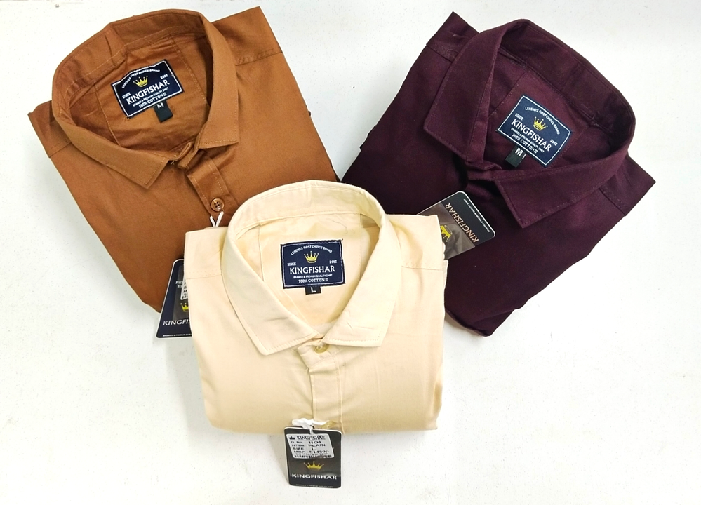 Premium quality cottan shirts  uploaded by Ahmedabad store on 10/4/2023