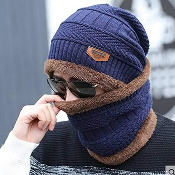 Woolen cap for women baine cap scarf Sardi ki topi winter cap mans boys  uploaded by Ns fashion knitwear on 10/5/2023