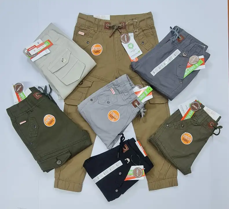 Cotton cargo pants size 4 year to 14 year  uploaded by business on 10/5/2023