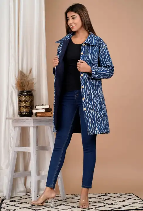 *New Collection  of Bagru Handblock Cotton Printed Quilted Jackets   🧥* 

 *Get Smart, Get Stylish* uploaded by Bagru print shuit, saree, dresses manufacturers on 10/5/2023