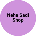Business logo of Neha Sadi shop