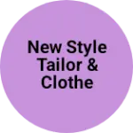 Business logo of New style tailor & clothe shop