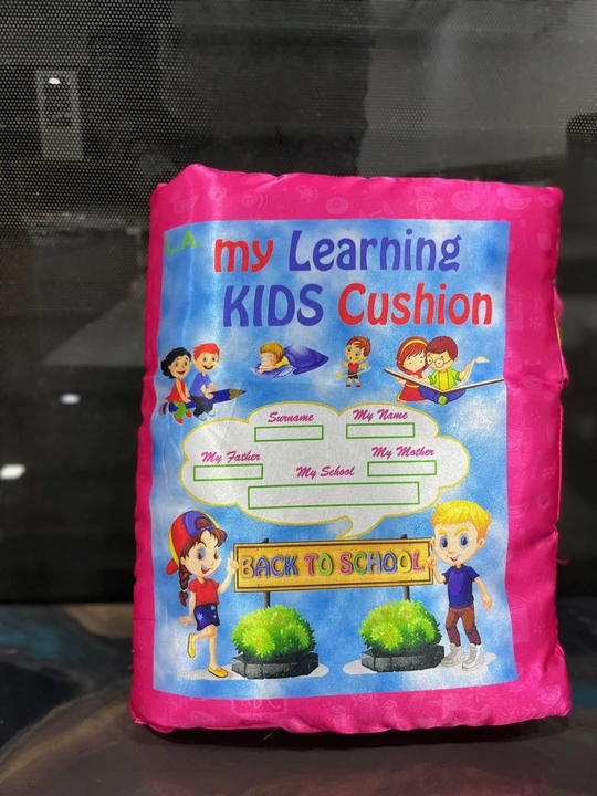 Kids educational velvet learning baby pillow cushion soft book uploaded by business on 10/5/2023