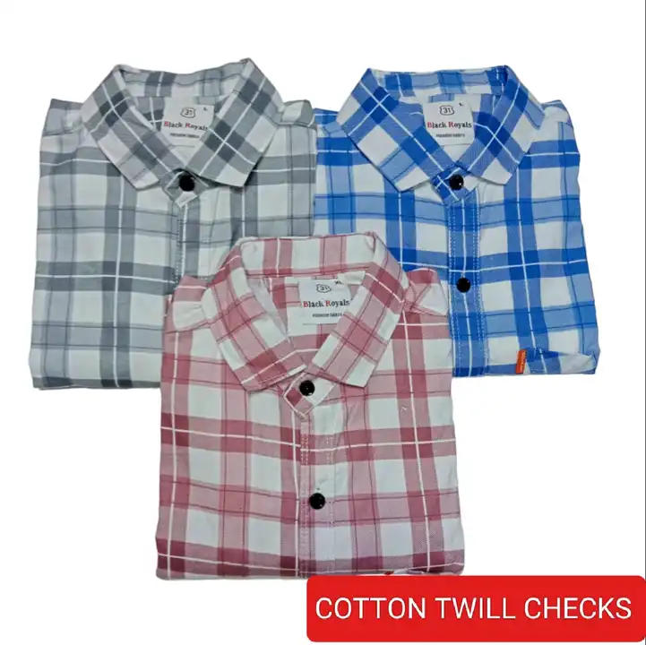 COTTON TWILL CHECKS uploaded by Faateh Export 📞 on 10/5/2023