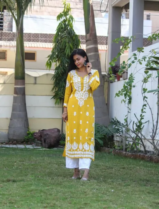 Lisa modal Kurti uploaded by Lucknow chickan Fashion on 10/5/2023