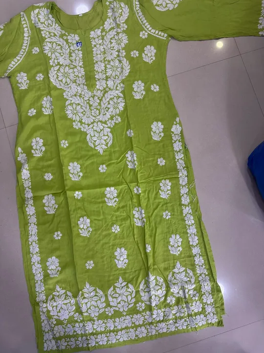 Lisa modal Kurti uploaded by Lucknow chickan Fashion on 10/5/2023