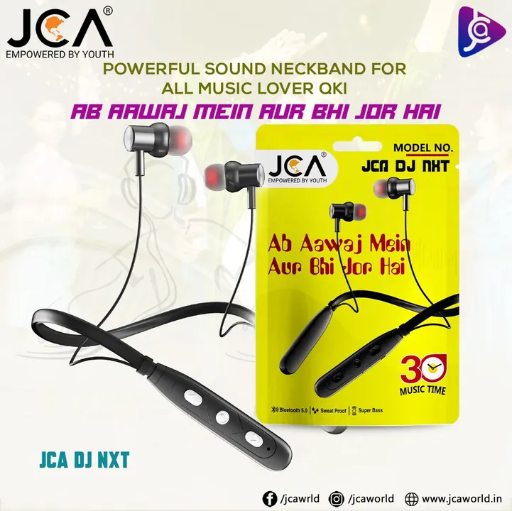 jca wireless neckband DJ NXT uploaded by business on 10/5/2023