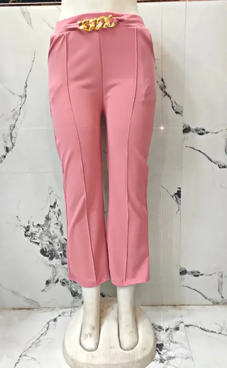 Imported Fabric Bellbottom With Pocket girl trouser pant uploaded by NA_FASHION on 10/5/2023