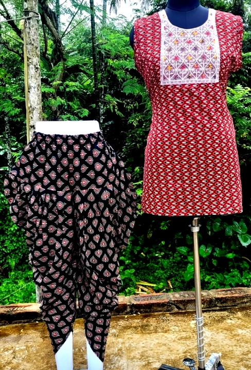 Pure cotton dhuti pant set  uploaded by business on 10/5/2023