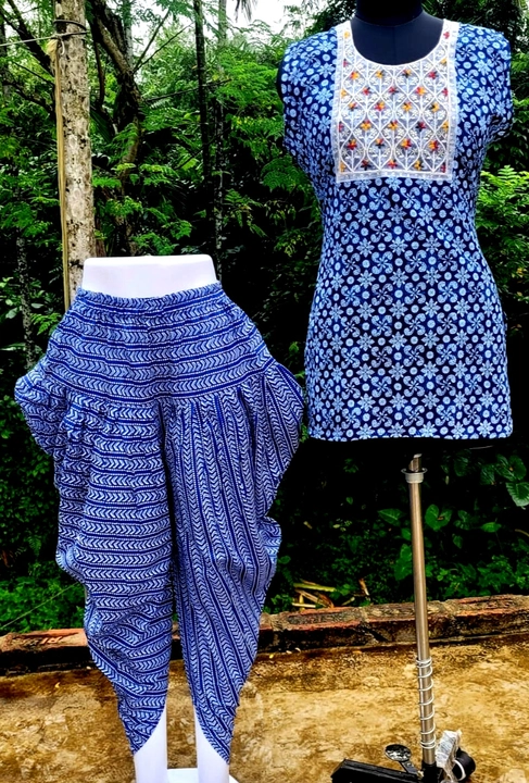 Pure cotton dhuti pant set  uploaded by Fashion Exclusive Agarpara on 10/5/2023