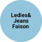 Business logo of Ledies& jeans Faison