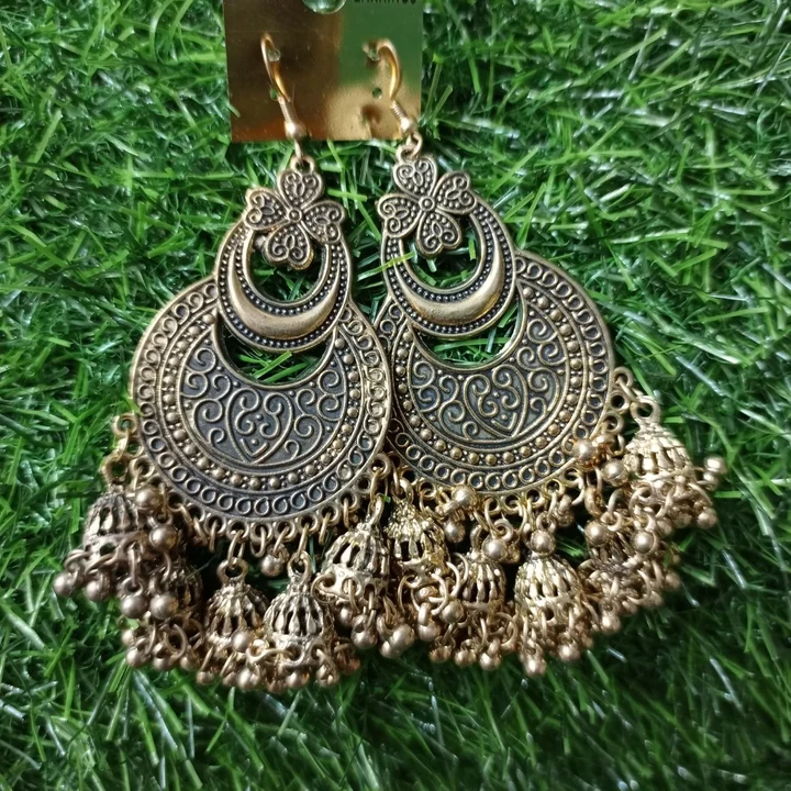 Oxidised earrings  uploaded by TKJ Fashions on 10/6/2023