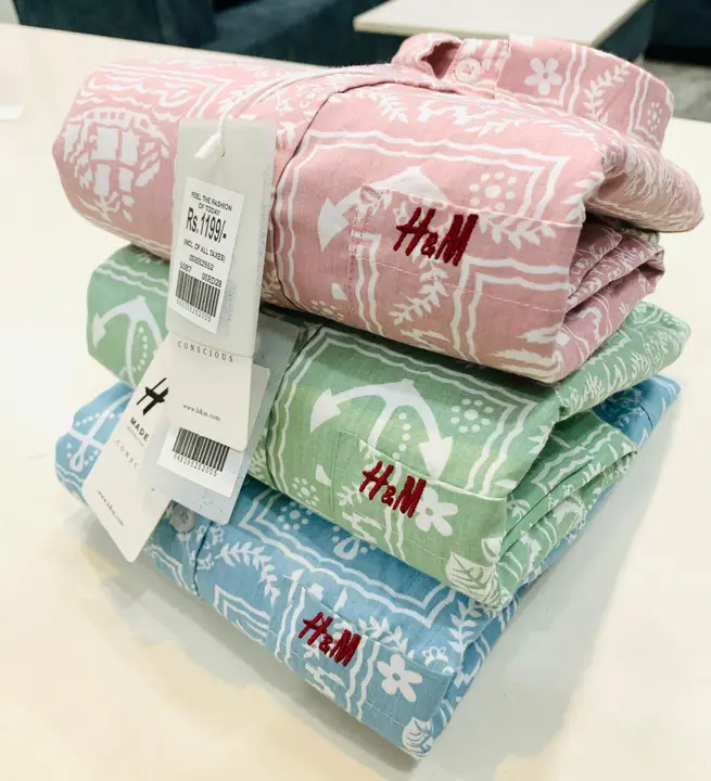 H&m Oxford sangari cotton uploaded by Panther garments - manufacturing  on 10/6/2023