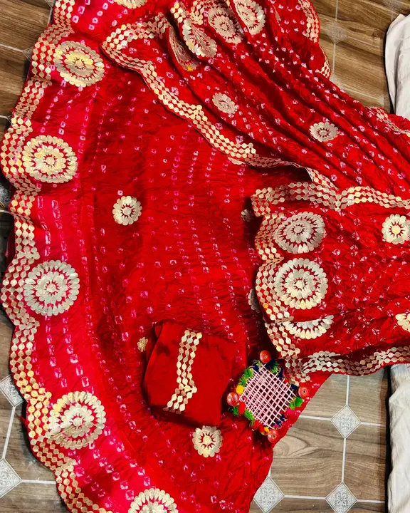 Product uploaded by Jaipuri wholesale gotta patti kurtis nd sarees on 10/6/2023