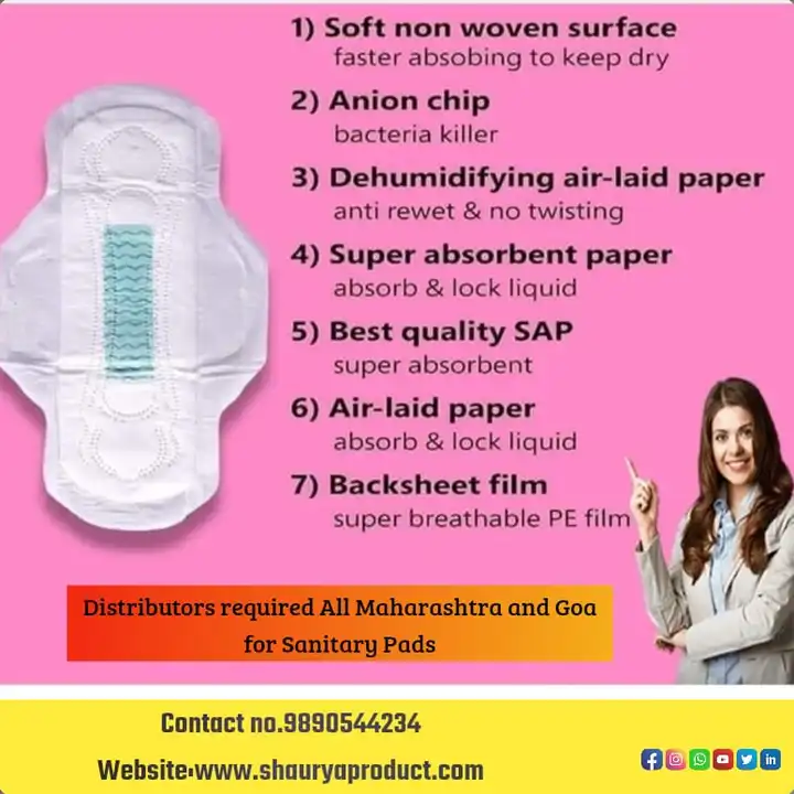 Sanitary napkins uploaded by business on 10/6/2023