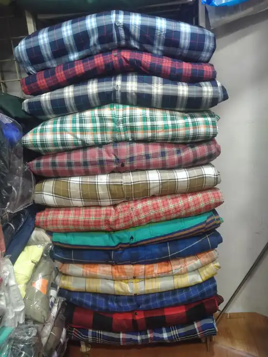 2XL 3XL 4XL COTTON TWILL CHECKS  uploaded by Faateh Export 📞 on 10/6/2023